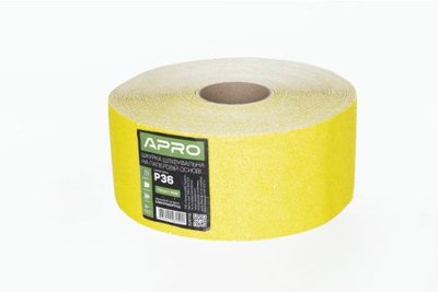Папір шліфувальний APRO P36 115мм*50м рулон (паперова основа) 8449 фото